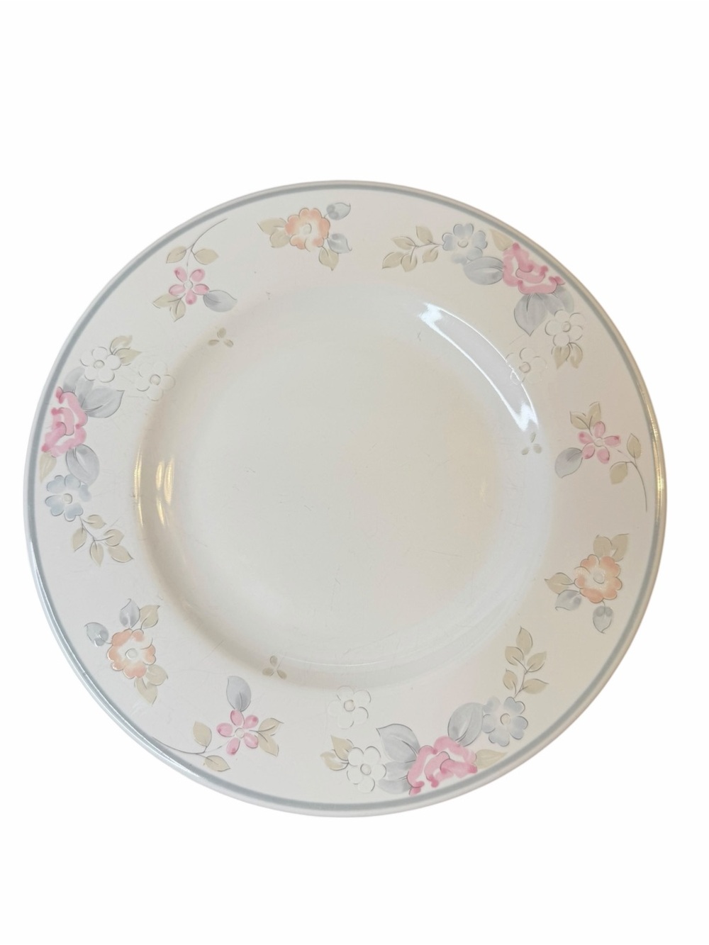 Vintage Pfaltzgraff Wyndham Floral Salad Plates Set of 4 8.25” USA